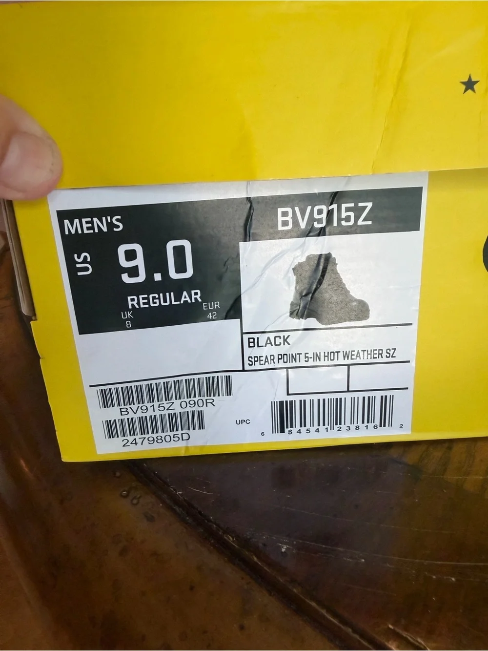 Men's Black Tactical Work Boots. Belleville.